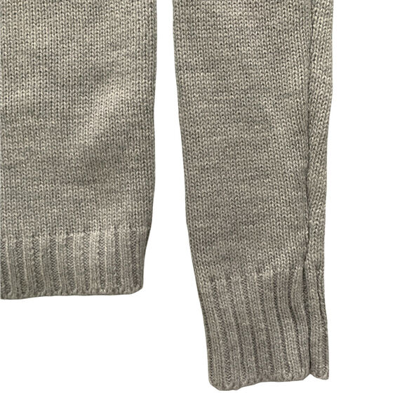 dELiAs Womens Gray Pullover Sweater Knit Medium Fair Isle Long Sleeve Crew Neck - Picture 8 of 9